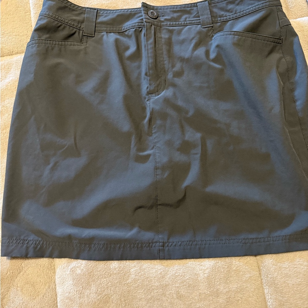 Eddie Bauer - Dark Gray Skirt with built in shorts